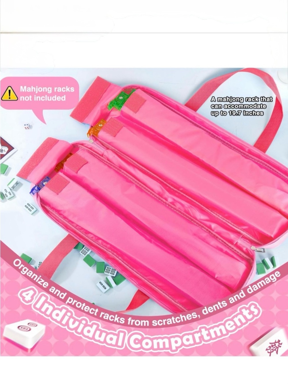 Mahjong Rack Storage Bag - Picture 3 of 3